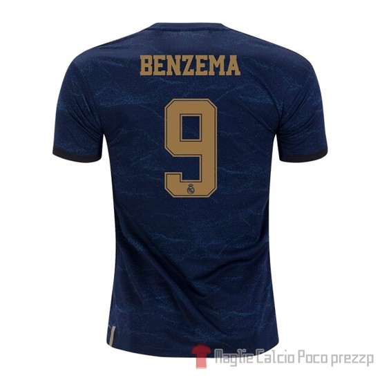 Maglia Real Madrid Giocatore Benzema Away 2019/2020 - Clicca l'immagine per chiudere